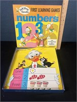 1969 Walt Disney Number First Learning Game