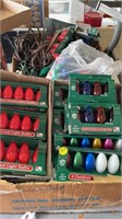 VINTAGE CHRISTMAS LIGHTS W/BULBS 2 BOXES