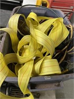 Bin With Drop Lights Extension Cord Straps