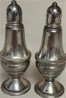 T - PAIR OF STERLING SILVER S&P SHAKERS (K29)