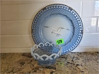 Bing & Grondahl Seagull plate, Imperial glass