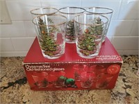 Christmas Tree Old Fashioned Glasses (5)