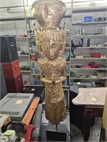 Tall Gold decor statue