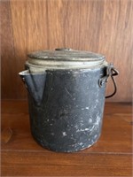 Early Tinware Coffee Pot