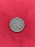 1847 One Cent Coin (Pitted)
