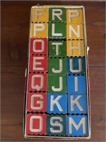 Collection of Early Alphabet Blocks