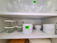 Food Network bowls, Dansk custard cups, Pampered