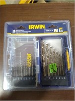 IRWIN 15 Pc. Cobalt Drill Bit Set.