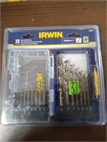 IRWIN 15 Pc. Cobalt Drill Bit Set.