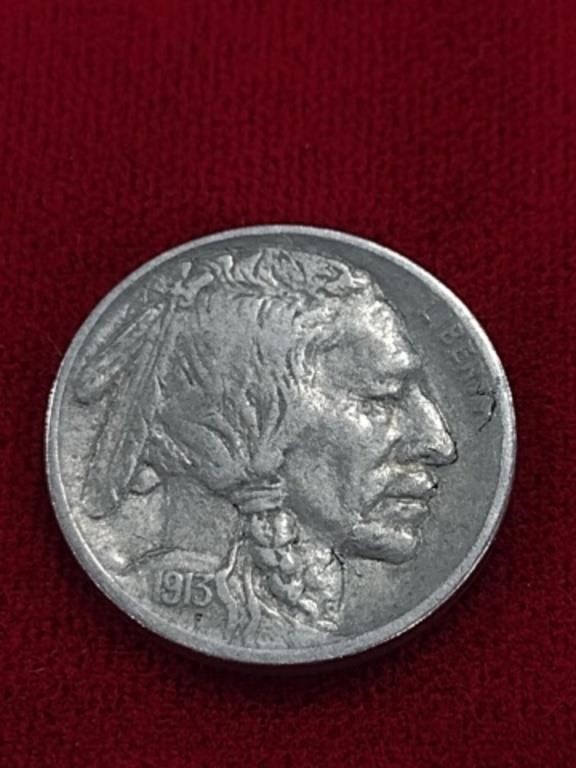 1913 S Type Buffalo Nickel