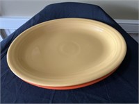 (2) Fiestaware Platters