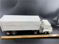 Vintage toy truck and trailer