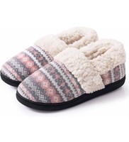 New (2 pairs) Evshine Fuzzy House Slippers for