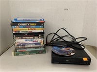 DVD Player, DVDs, VHS