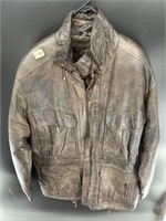 Men's leather coat size XL