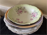 Early Chinaware Serving Bowls