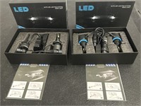 New (two sets) HDCRAFTER HB3/9005 H8/H9/H11 Led