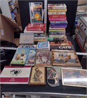 Assortment of Books & Prints; Cats, Dogs, Garfield
