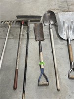 Shovels, Rake, Broom