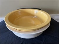 (2) Fiestaware Serving Bowls