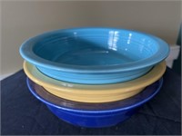 (3) Fiestaware 8-1/2" Bowls