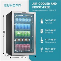 EUHOMY Beverage Cooler, 126 Can SEE DESC