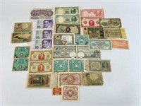 Vintage Foreign Paper Currency & More