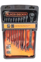 NEW Black & Decker 11 Piece Cr-V Wrench Set