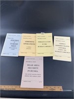 Five Dept of the Army pamphlets 1951 discussing Ge