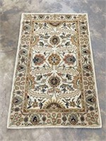 Rajput Wool Hand Knotted 3 FT x 4.5 FT Area Rug