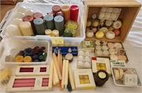 Q - LARGE MIXED LOT OF CANDLES (R20)
