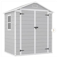 6' x 4' Resin Outdoor Storage Shed (In Box)