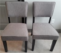 J - PAIR OF MATCHING OCCASIONAL CHAIRS