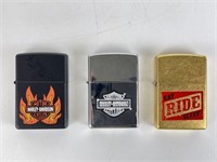 Harley Davidson Zippo Lighters & More