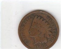 1903 US Indian Head Copper Penny