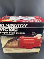 Vintage Remington Vic Vac Carpet cleaner in box