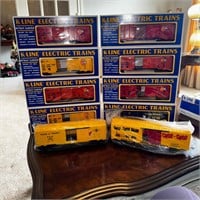 (10) K-Line Model Train 0/027 Guage Box Cars