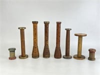 Selection of Vintage Wooden Spools