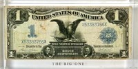 1899 U.S. $1 BLACK EAGLE CURRENCY