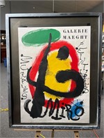 Joan Miro Gallerie Maeght lithograph poster