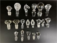 Selection of Glass & Crystal Stoppers