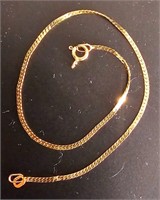14 KT Gold Chain Bracelet