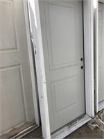 36" entry door with case
