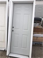 32” entry door with case