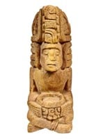 MEXICAN STONE CHAMAN CARVING