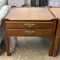 Vintage 2 Drawer Side Table