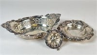 STERLING SILVER SERVING DISHES