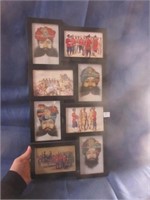 framed Indian military prints