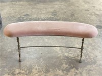 Iron Upholstered Bench