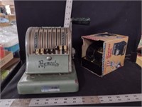 Vintage Paymaster & Cash Register Bank